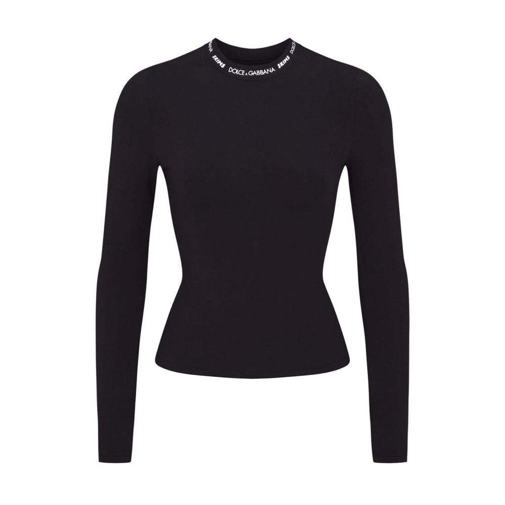 Skims x Dolce&Gabbana Cotton Jersey Long Sleeve